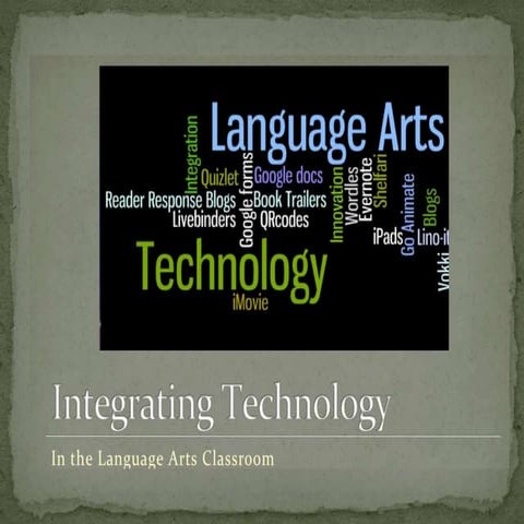 Integrating technology in the classroom NEATE Conference 2014