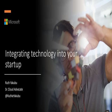 Integrating technology to your startup