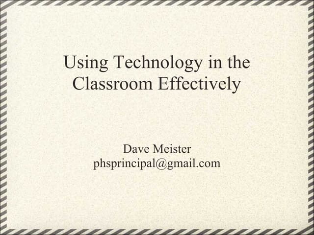 Integrating technology w_classroom