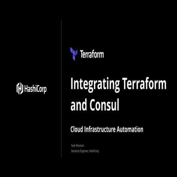 Integrating Terraform and Consul