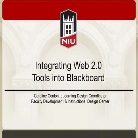 Integrating web 2.0 tools into blackboard