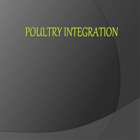 Poultry Integration | PPTX