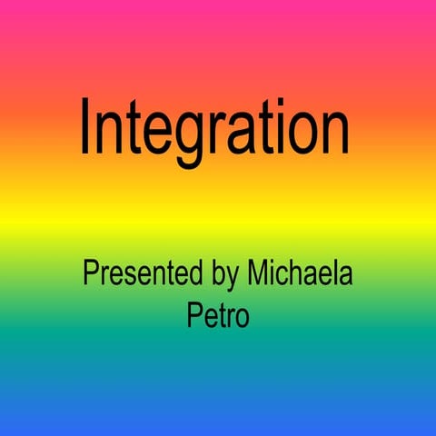 Integration