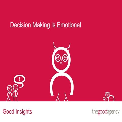 Integration Afternoon (4 of 7) Emotional decision making 06 july 2010