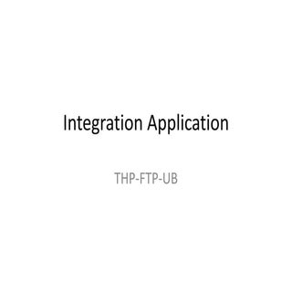 Integration application (Aplikasi I...