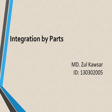 Integration by part