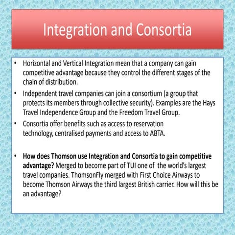 Integration & consortia