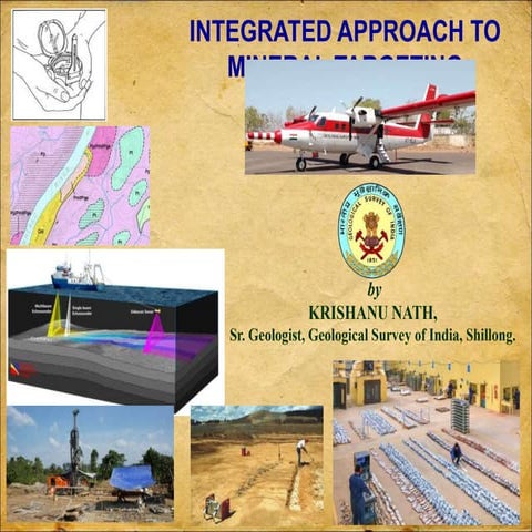 Integration of data for mineral explorataion