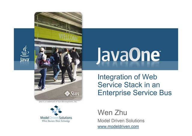 Integration of Web Service Stacks in an Esb