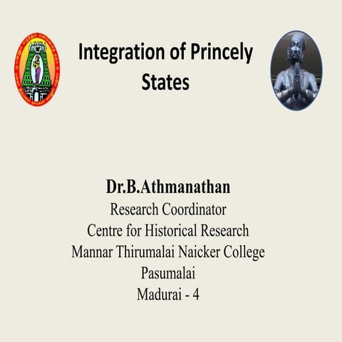 History of Princely States in India - Integration