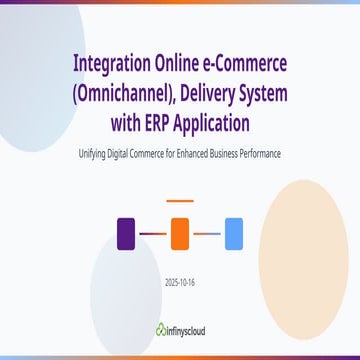 Integration Online e-Commerce (Omnichannel), Delivery System with ERP Applica...