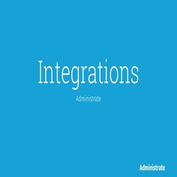 LITE 2015 - Do More With Integrations