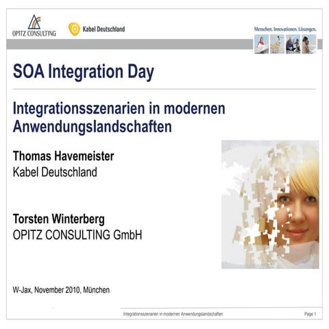 Integrationsszenarien in modernen Anwendungslandschaften - OPITZ CONSULTING -...