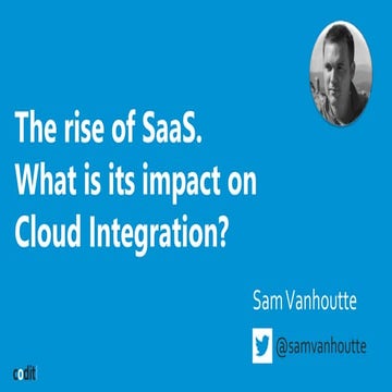 The impact of SaaS on cloud integration