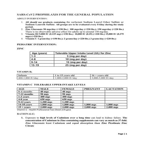 Integratori covid profilassi