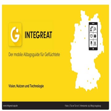 Integreat App Präsentation