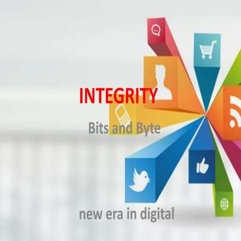 Integrity Software presentations