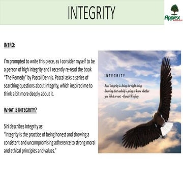 Integrity