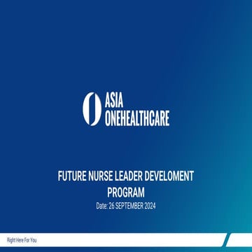 Future Nurse Leader Development Program.
