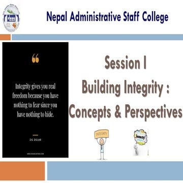 Integrity in Public Sector Management for government Officers | PDF