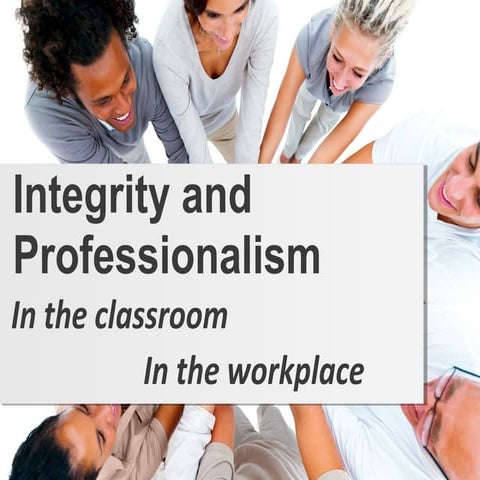 NC-NETS Employability Skills: Integrity and Professionalism