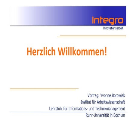 Ergebnisse der Expertenbefragung zu Innovationsflüssen