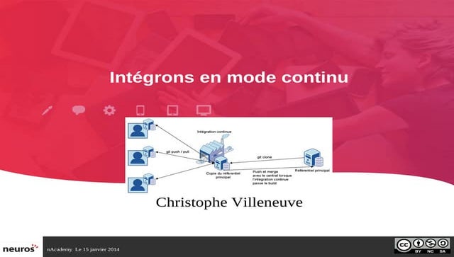 Integrons en mode continu