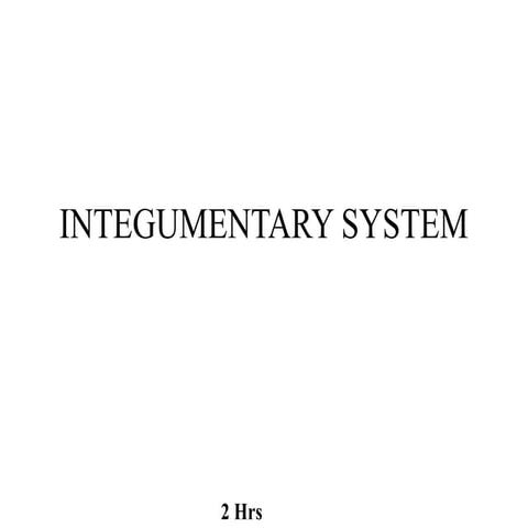 Integumentary system for laboratory technology department