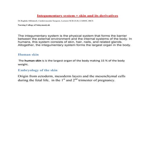Integumentary sytem .pdf