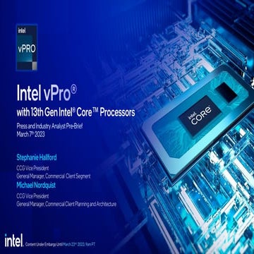 Intel 13th-Gen-vPro Media brief including details