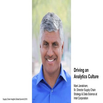 Driving Analytics Strategy at Intel