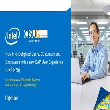 Intel 2015 ASUG Presentation on NetWeaver Business Client and SAP ...