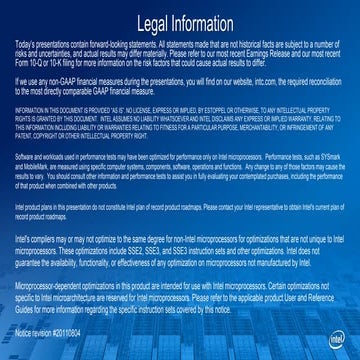 Intel And Big Data: An Open Platform for Next-Gen Analytics