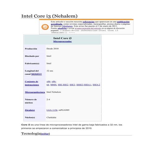 Intel core i3 | DOCX