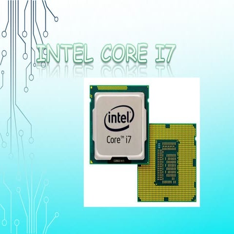 Intel core i7 | PPTX