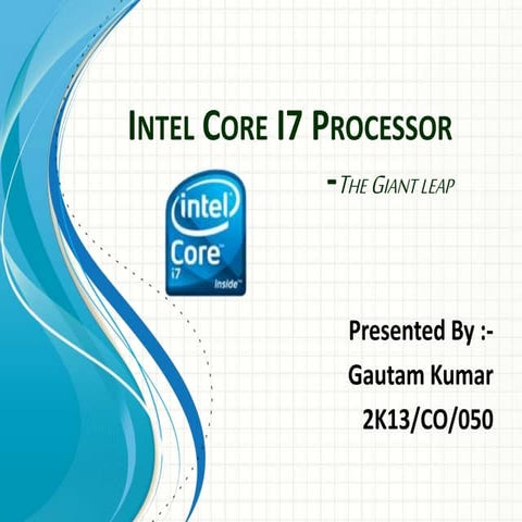 Intel core i7 processor | PPT