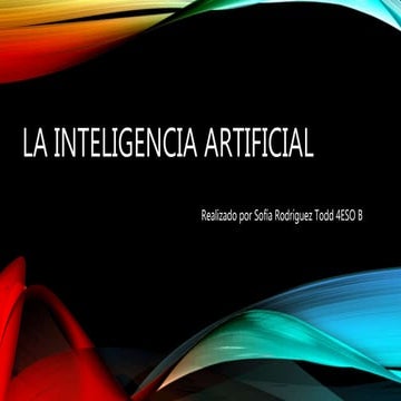 Inteligencia artificial