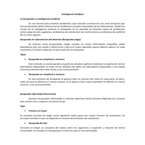 Inteligencia artificial