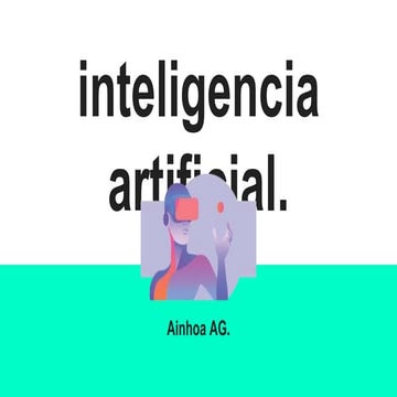 Inteligencia artificial