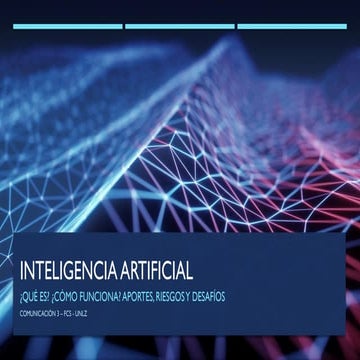 Algoritmos e Inteligencia artificial generativa