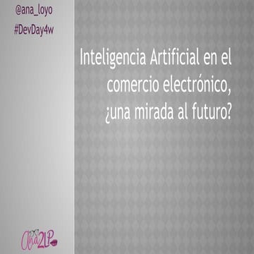 Inteligencia artificial en el comercio electrónico | PDF