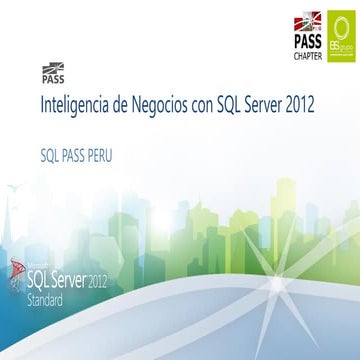 Inteligencia de negocios con sql server 2012