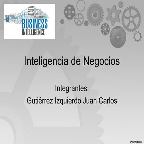 Inteligencia de Negocios presentacion