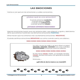 Inteligencia emocional para niños. ...