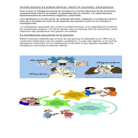 Inteligencia emocional según daniel goleman