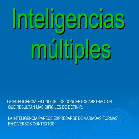 Inteligencias
