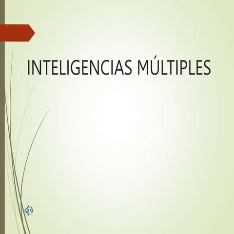 Inteligencias Multiples Ppt