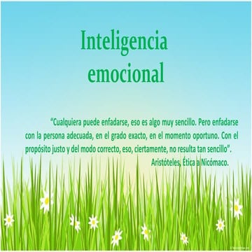 Inteligencia emocional 