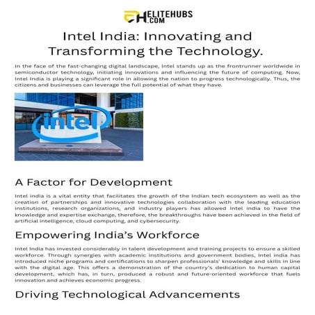 Intel India Innovating and Transforming the Technology..pdf