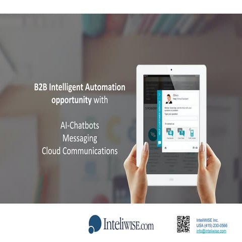 AI, Chatbot, Intelligent Automation
